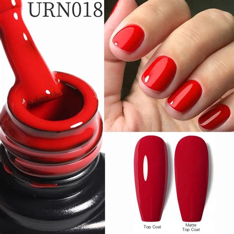 Ur Sugar Vernis Ongles Gel Uv Led Semi Permanent Rouge Fonc