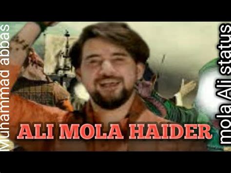 Ali Mola Haider Farhan Ali Waris Manqabat Status 13 Rajab YouTube