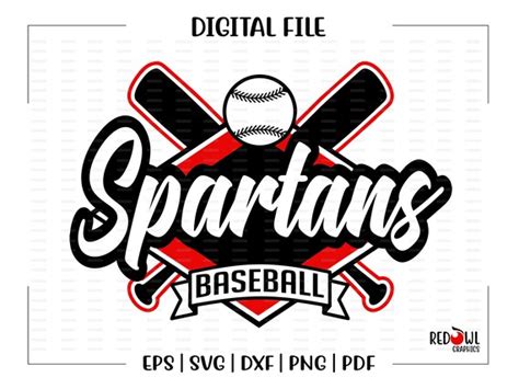 Baseball Svg Spartan Svg Baseball Spartan Baseball Etsy