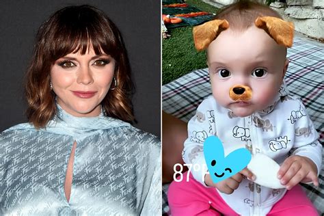 Christina Riccis Daughter 8 Months Tries Out Instagram Filters Watch