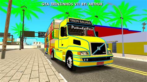 Carreta Trem Balada 2 No Gta San ANDROID YouTube