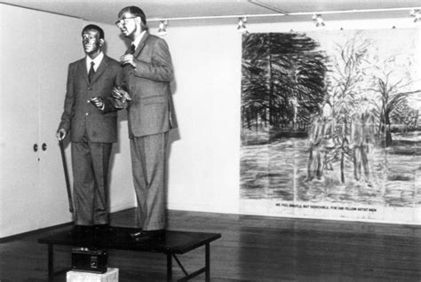 ‘The Singing Sculpture’ Gilbert & George 1970 | Gilbert & george, Performance art, Exhibition