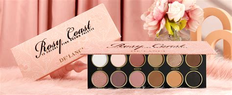 DE LANCI Soft Pink Brown Eyeshadow Palette Matte Shimmer Nude