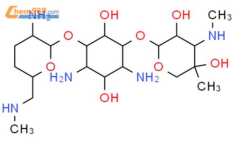 77052 96 1 D Streptamine O 2 Amino 2 3 4 6 Tetradeoxy 6 Methylamino A D Erythro Hexopyranosyl