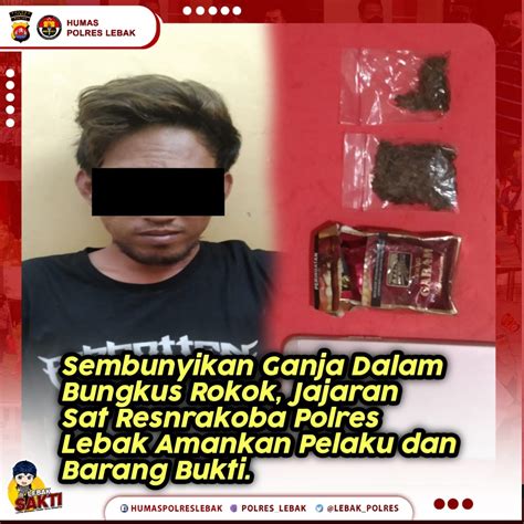 Sat Resnarkoba Polres Lebak Amankan Pelaku Dan Barang Bukti Dalam