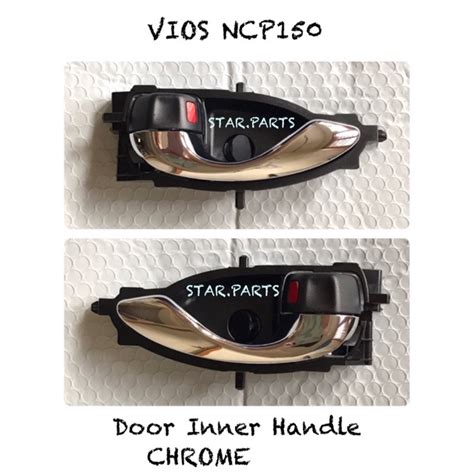 Vios Yaris Door Inner Handle Chrome Origin Nsp Ncp Pembuka Pintu