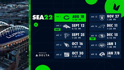 Seahawks Printable Schedule 2024 25