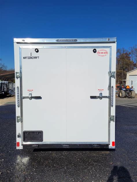 Nationcraft 6 X 10 Enclosed Trailer New Enclosed Cargo Utility Landscape Equipment Car Dump