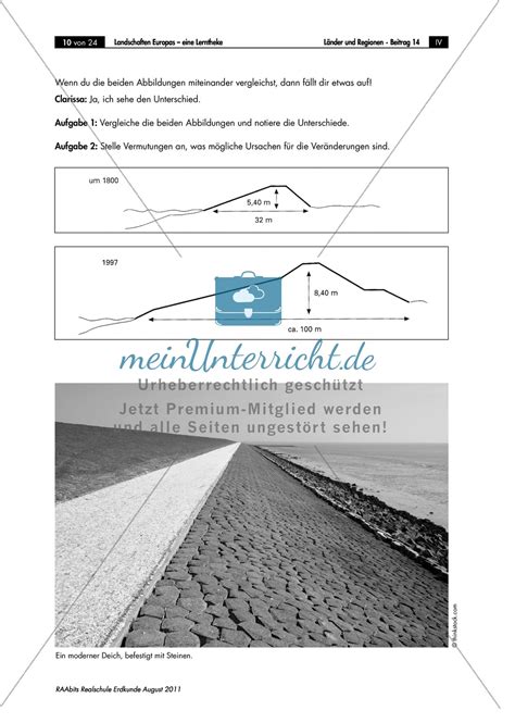 Europ Ische Landschaften Kennenlernen K Stenschutz Und Landgewinnung