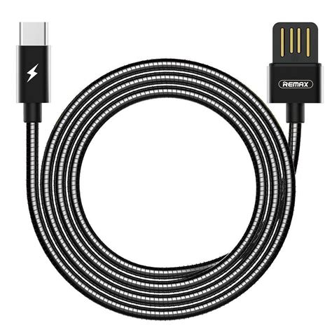 Remax Rc A M Usb To Usb C Type C Data Sync Charging Cable Black