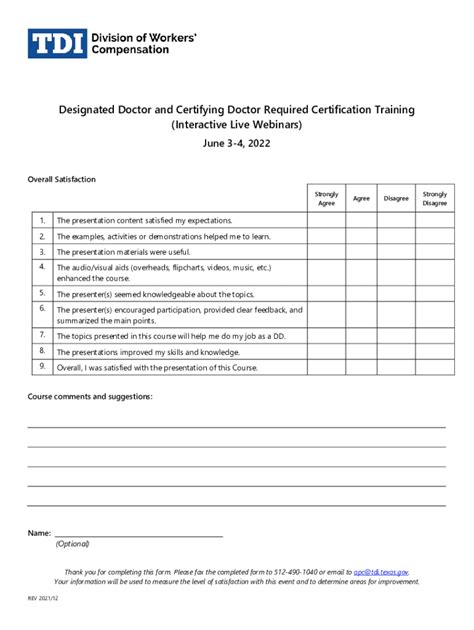 Fillable Online Evaluation Form Overall Course Evaluation Form