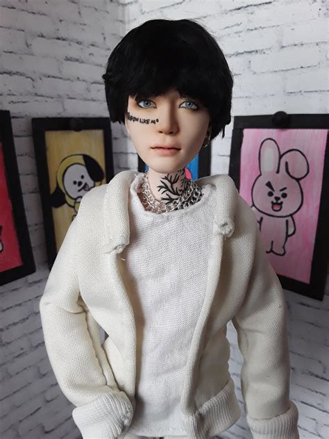 Bts V Kim Taehyung On Inspired Doll Repaint Etsy