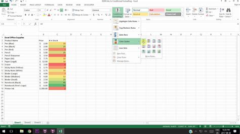 Excel Lecture 8 Conditional Formatting Youtube