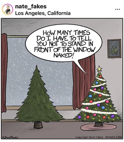 A Christmas Tree With A Comic Bubble Saying How Many Times Do I Have To