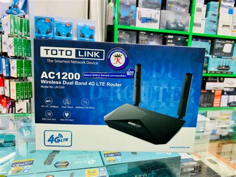 Lr1200 Ac1200 Wireless Dual Band 4g Lte Router Totolink Th