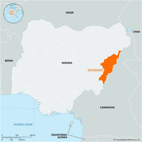 adamawa nigeria map facts britannica