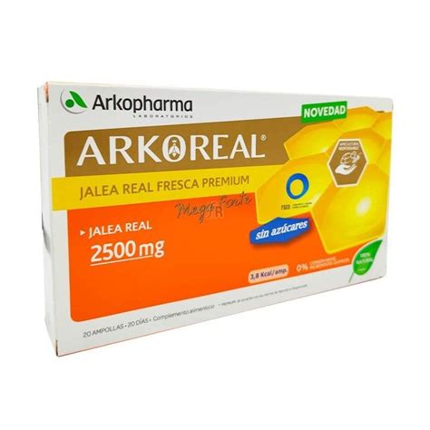 Arkoreal Jalea Real 2500mg Sin Azúcares 20 Ampollas Farmacia Cirici