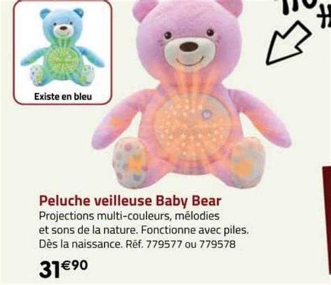 Offre Peluche Veilleuse Baby Bear Chez La Grande Recre