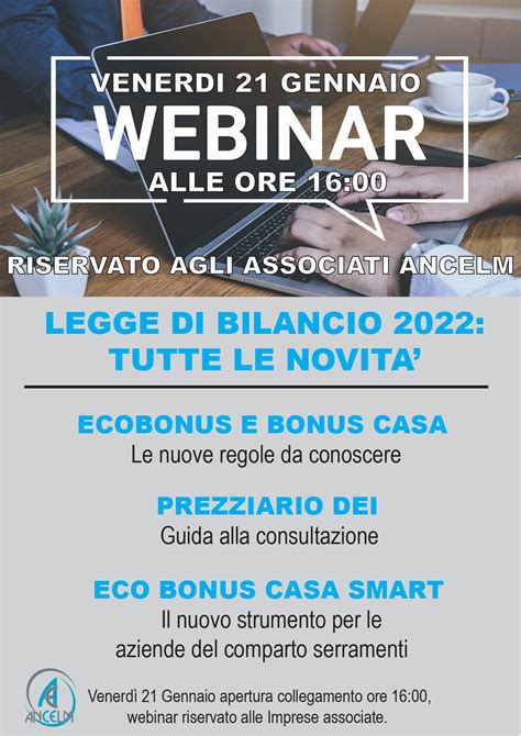 Webinar Legge di Bilancio 2022 tutte le novità su Ecobonus Bonus Casa