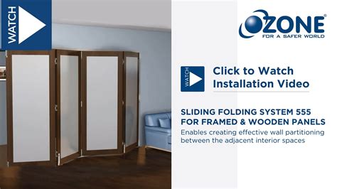 Sliding Folding System For Wood And Framed Panels Sl Wsfs 555 Installation Guide Ozone