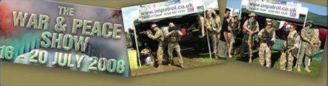 On Patrol At War And Peace Show 2008 Popular Airsoft Welcome To The Airsoft World