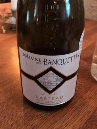 Domaine Des Banquettes Rasteau Vivino Brasil