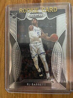 Rj Barrett Panini Prizm Draft Picks Rookie Card Rc Duke Ny Knicks