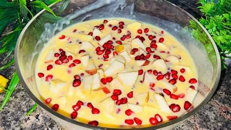 Fruit Custardsuper Creamy Easy Summer Desertएक दम परफेक्ट बनाने का