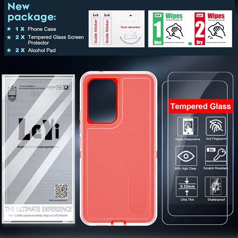 Leyi Funda Para Galaxy A53 5g A53 5g Con 2 Unidades Protectores De