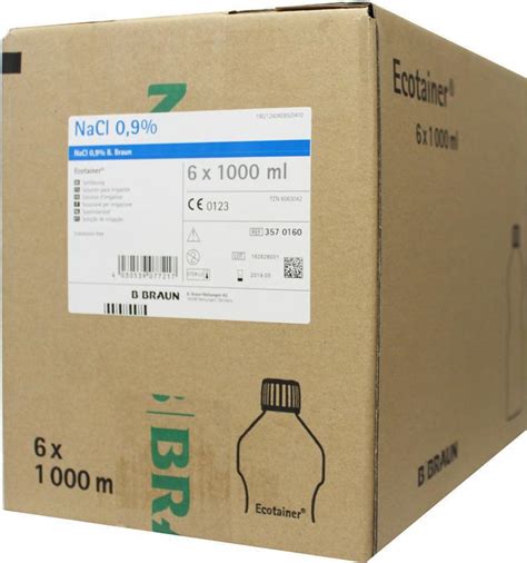 Braun Medical Spoelvloeistof Nacl 0 9 Ecotainer 1000 Ml 6x1000