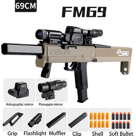 FMG 9 Folding Soft Bullet Blaster – TheSplatterBallGun