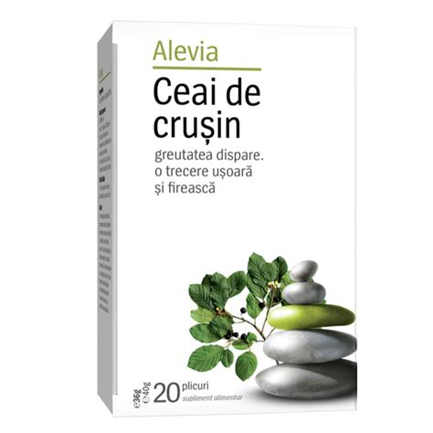 Ceai De Crusin Plicuri Alevia Farmacia Tei Online