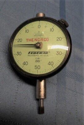 Indicators Vintage Federal Dial Indicator