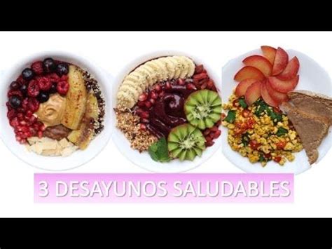 Desayunos Saludables Veganos F Ciles Youtube Desayunos