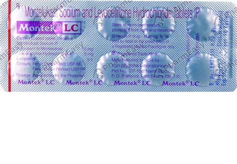 Montek Lc Strip Of Tablets Uses Side Effects Price Dosage