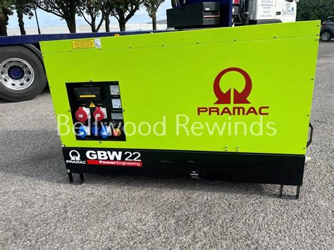 Pramac 20kva Silenced Diesel Generator Bellwood Rewinds