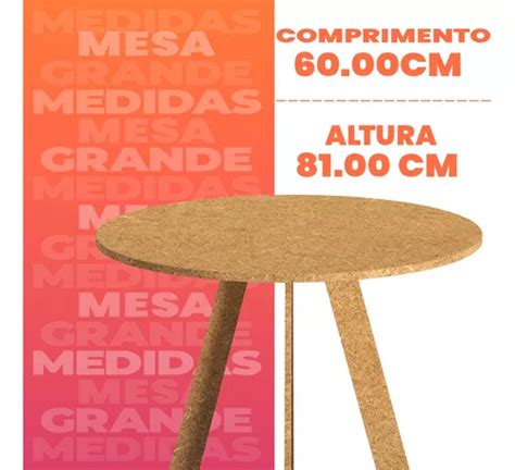 Kit Festa Trio Mesas Cone Modernas Refor Ada Cm Lan Amento R Em