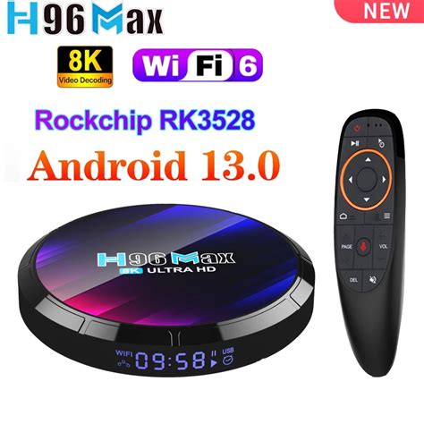 H96 Max RK3528 Android 13 Ak Ll TV Kutusu 4G 32G 64G 5G Ift Wifi6 4K