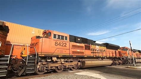 BNSF Meet Ft ET44C4 GECX Dash 9 And SD70Ace YouTube