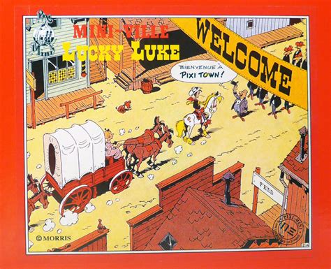 Pixi MORRIS Mini Ville de Lucky Luke Bte compl Télégraphe 2 fig