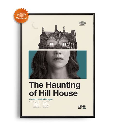 Mid Century Modern The Haunting Of Hill House Movie Poster Weekend Poster