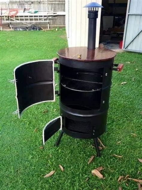 Oil Drum & Oil Barrel BBQ Smokers & Grill Design Ideas