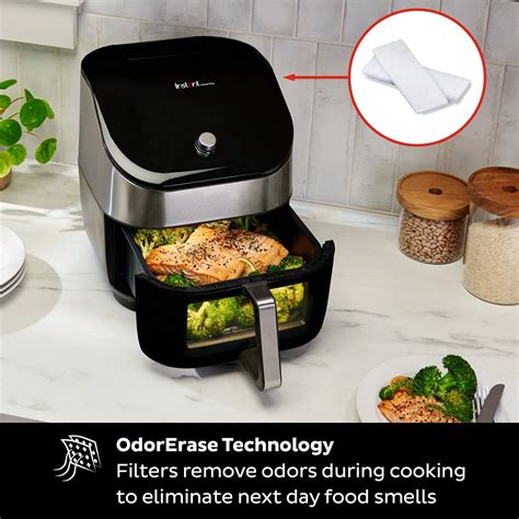 Instant Vortex Plus Quart Stainless Steel Air Fryer With Clearcook