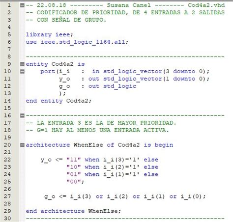 Lección 2 VHDL por comportamiento Susana Canel Curso de VHDL