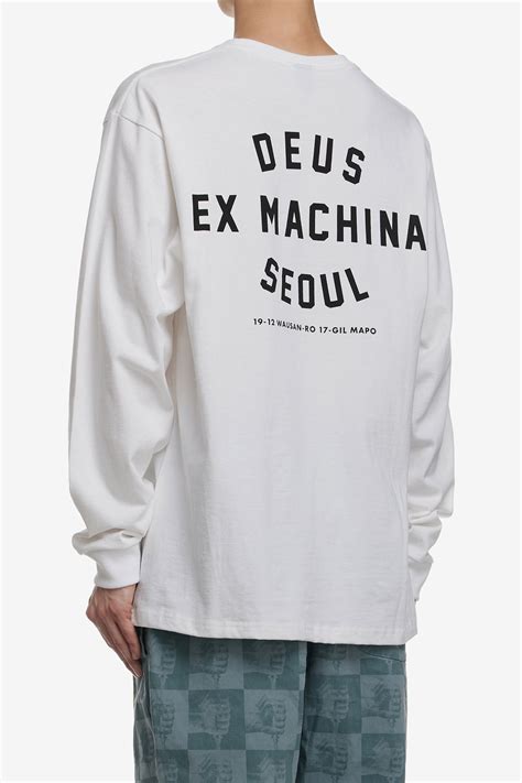 데우스 SEOUL L S TEE 긴팔 티셔츠 WHITE DEUS EX MACHINA