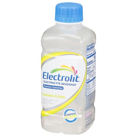 Electrolit Premium Hydration Lemon Lime Electrolyte Beverage Fl Oz