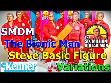 Six Million Dollar Man Vintage Kenner Action Figures Steve Austin