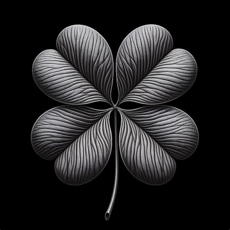 cloverleaf monochrome images    freepik