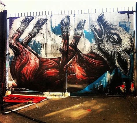 Roa New Mural In London Streetartnews Streetartnews