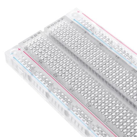 Transparent Points Solderless Breadboard Darkoct